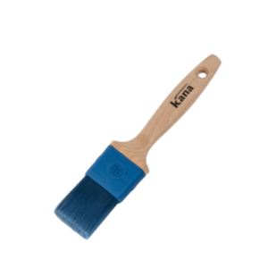 brosse plate bleue - 50 mm