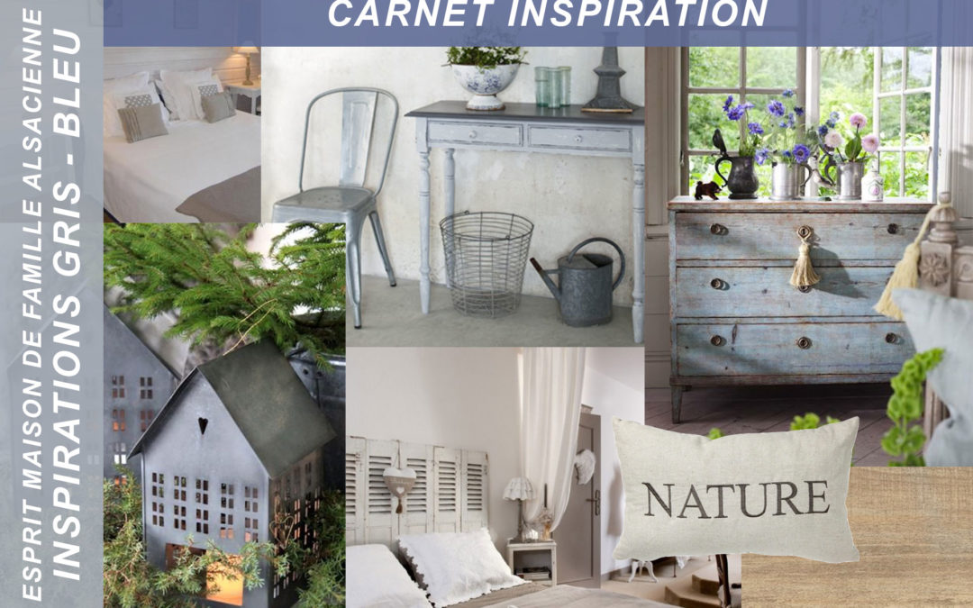 Carnet inspiration – Bleu – gris