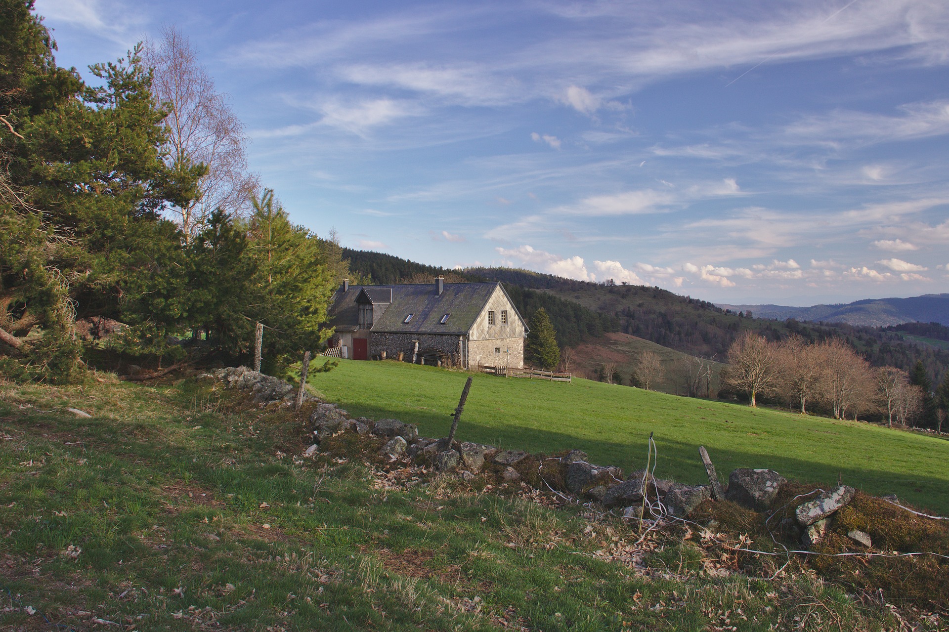 Intérieur de maison de famille en camaïeu de teintes naturelles